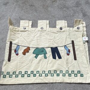 Tender Heart treasures Curtain Short NEW vintage Condition